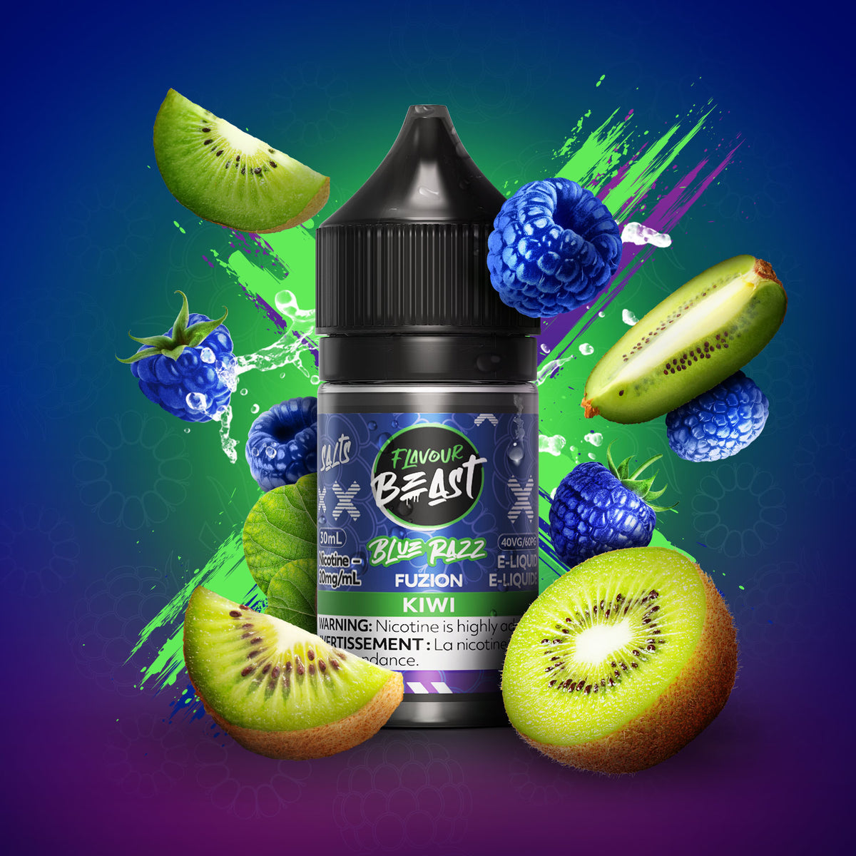 Flavour Beast Fuzion Blue Razz Fuzion Kiwi