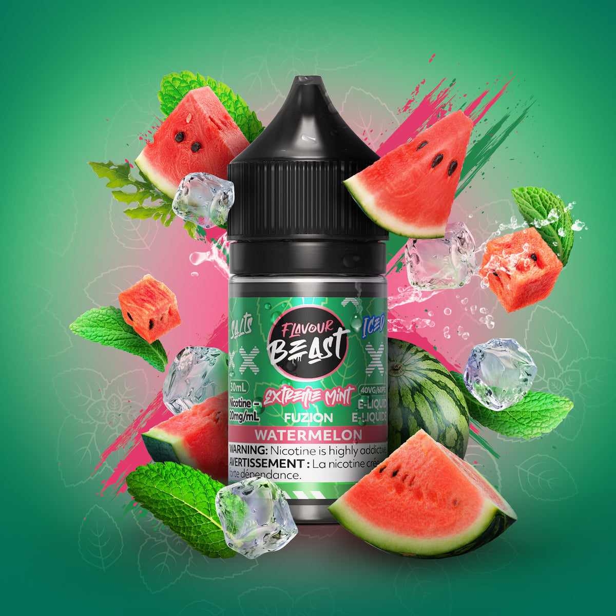 Flavour Beast Fuzion Extreme Mint Fuzion Watermelon Iced