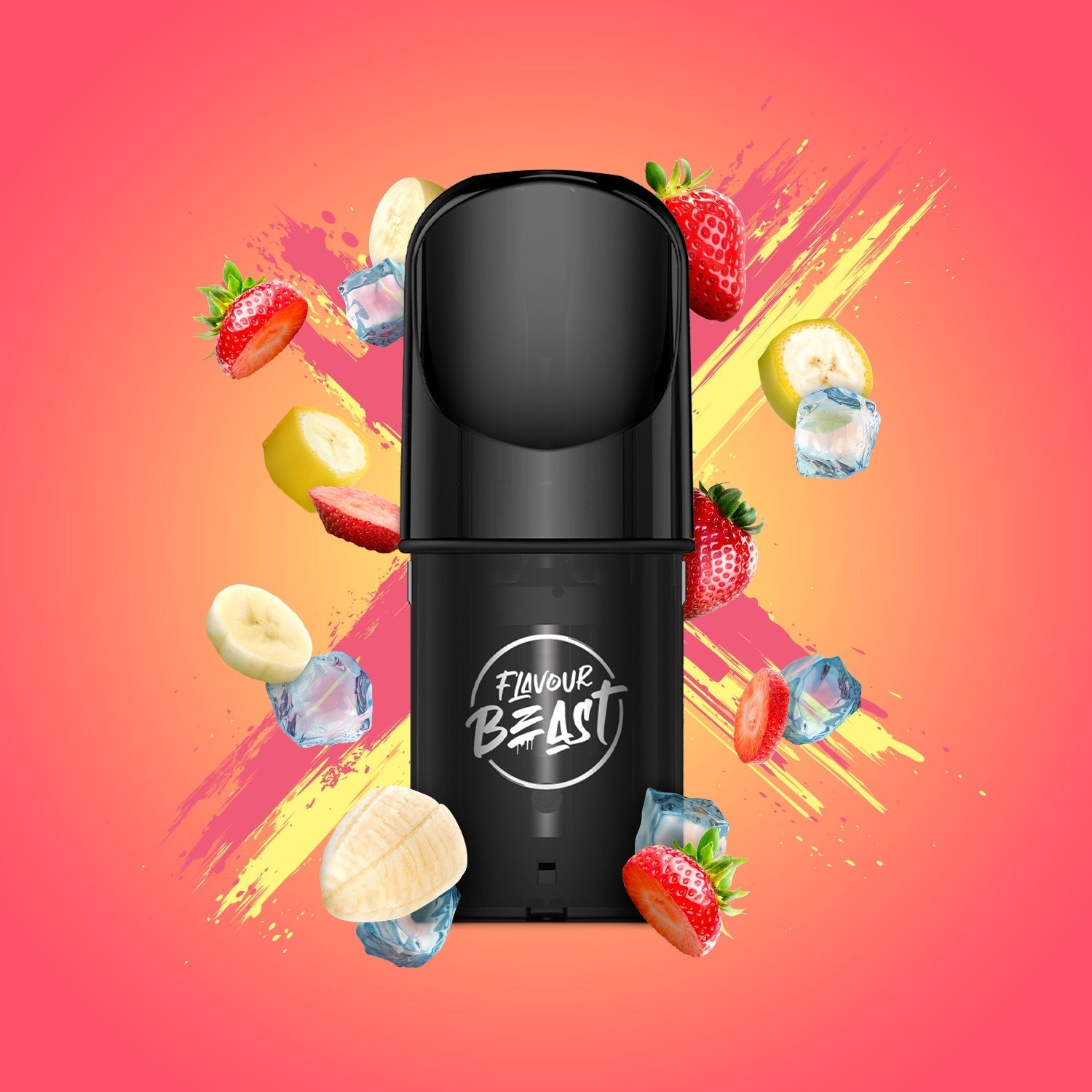 Flavour Beast-Str8 Up StrawberryBanana Pods