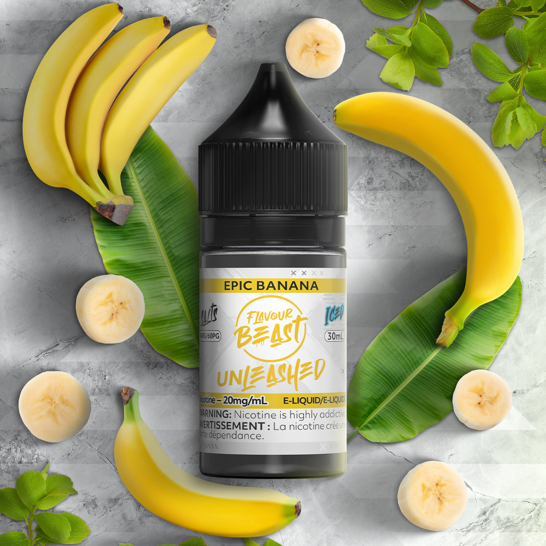 SALTBASE FLAVOUR BEAST UNLEASHED EPIC BANANA