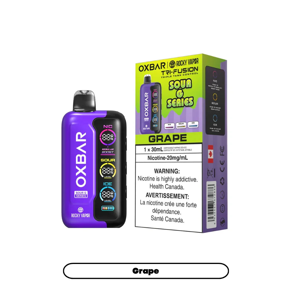 OXBAR TRI FUSION Sour G Grape