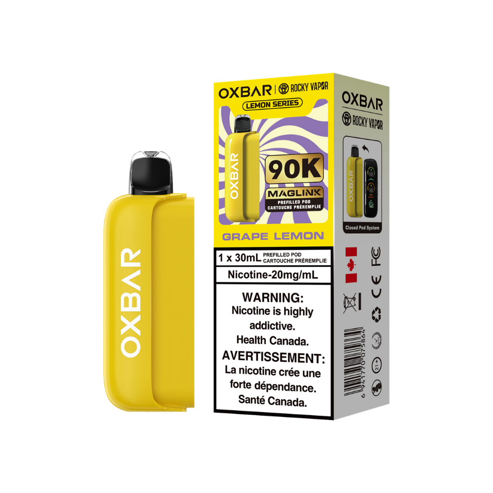 OXBAR 90K PODS - Grape Lemon