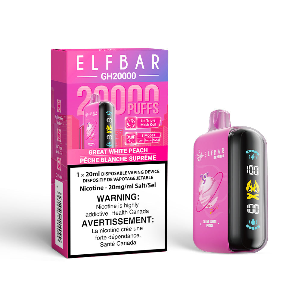 ELFBAR GH 20K GREAT WHITE PEACH