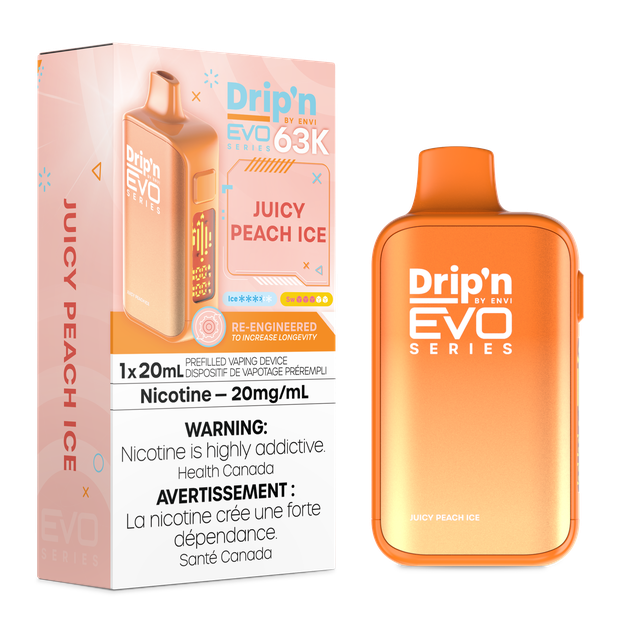 DRIP’N 63K –  JUICY PEACH ICE