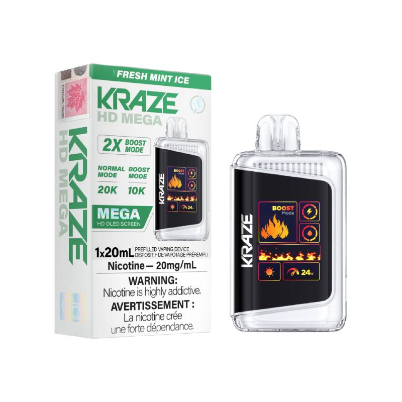 KRAZE HD MEGA 20K FRESH MINT ICE