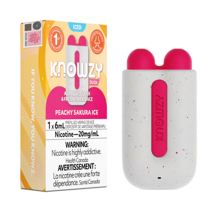 Knowzy Duo6 Disposable - Peachy Sakura Ice