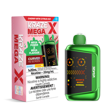 KRAZE MEGA 48K - CHERRY MTN CITRUS ICE