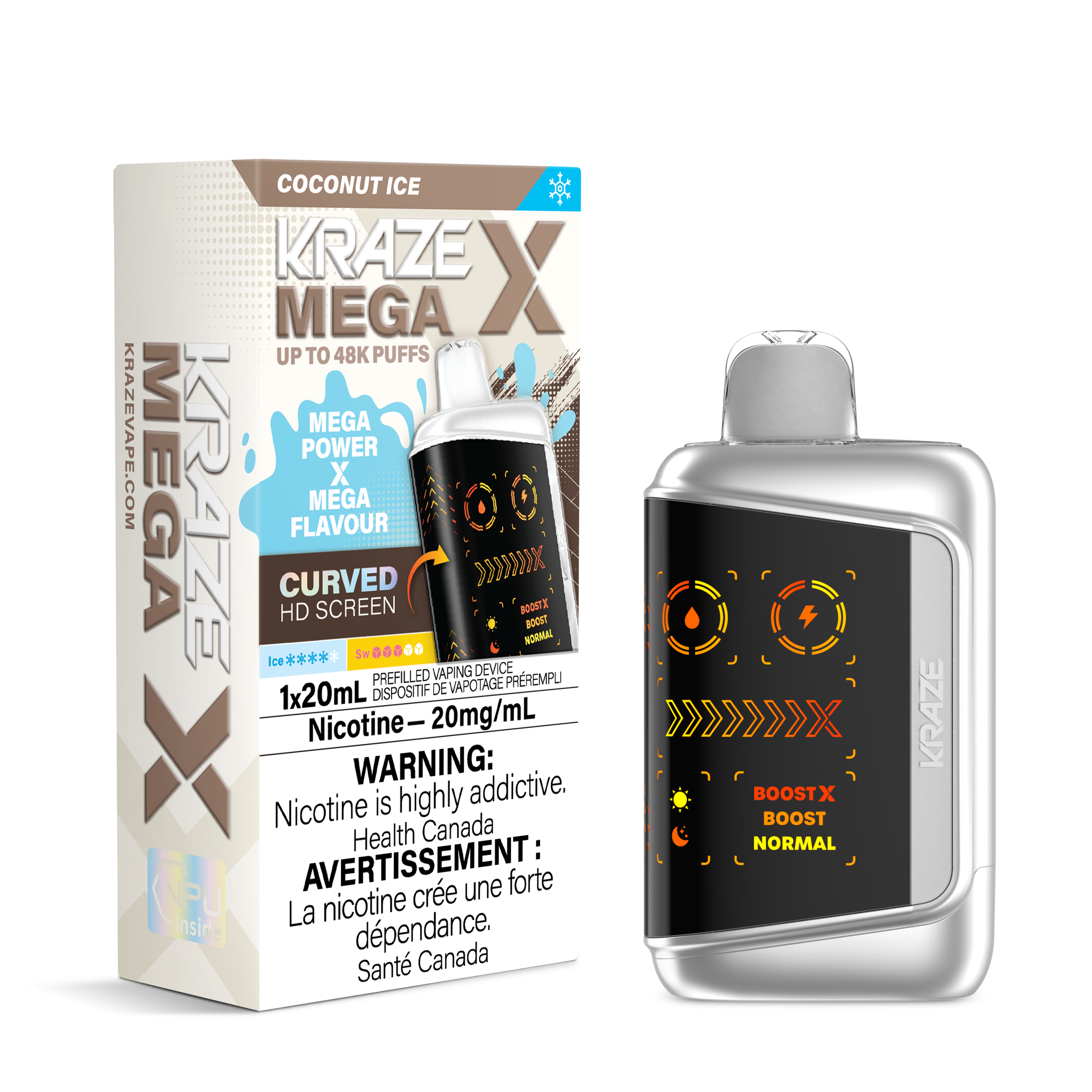KRAZE MEGA 48K - COCONUT ICE