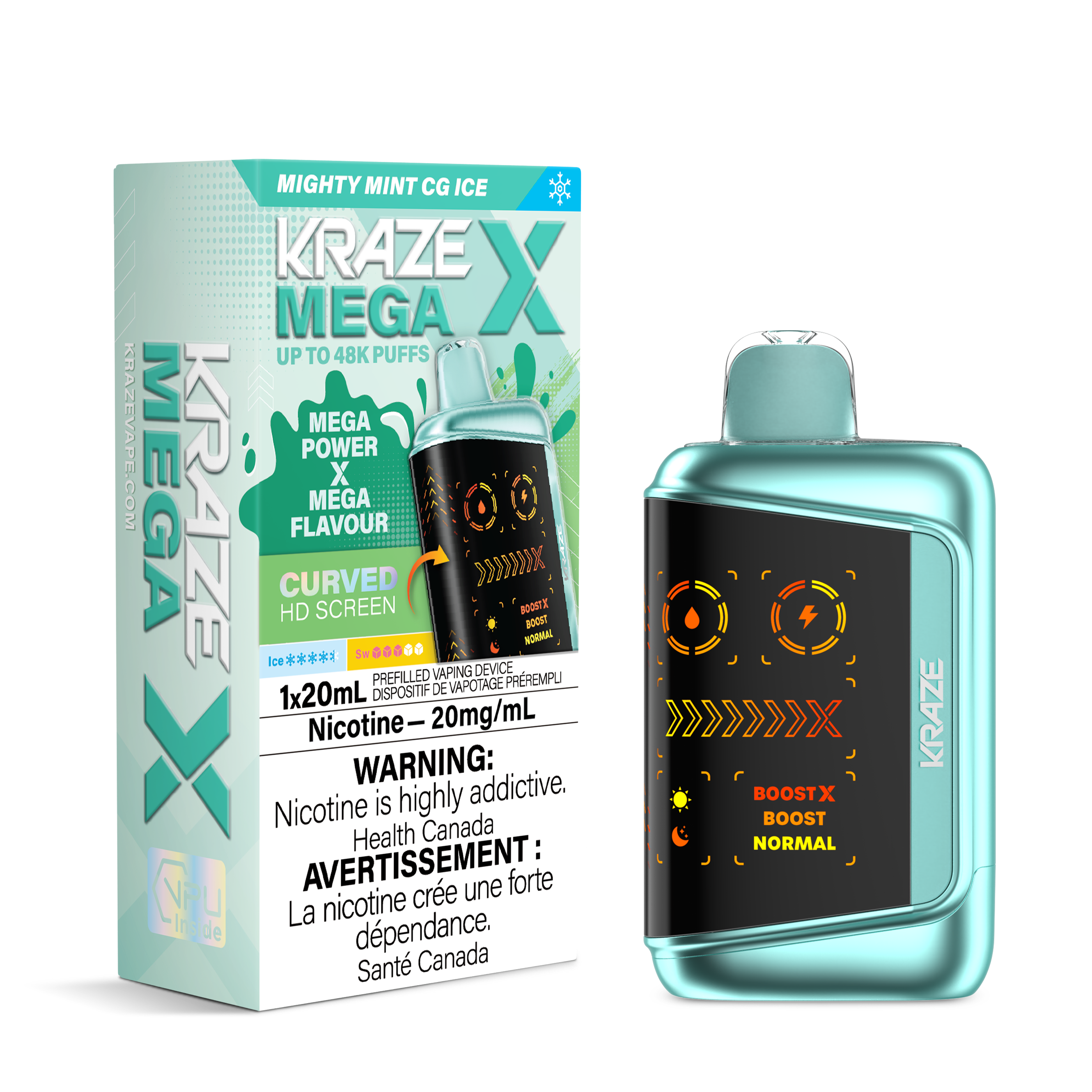 KRAZE MEGA 48K - MIGHTY MINT CG ICE