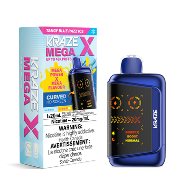 KRAZE MEGA 48K - TANGY BLUE RAZZ ICE