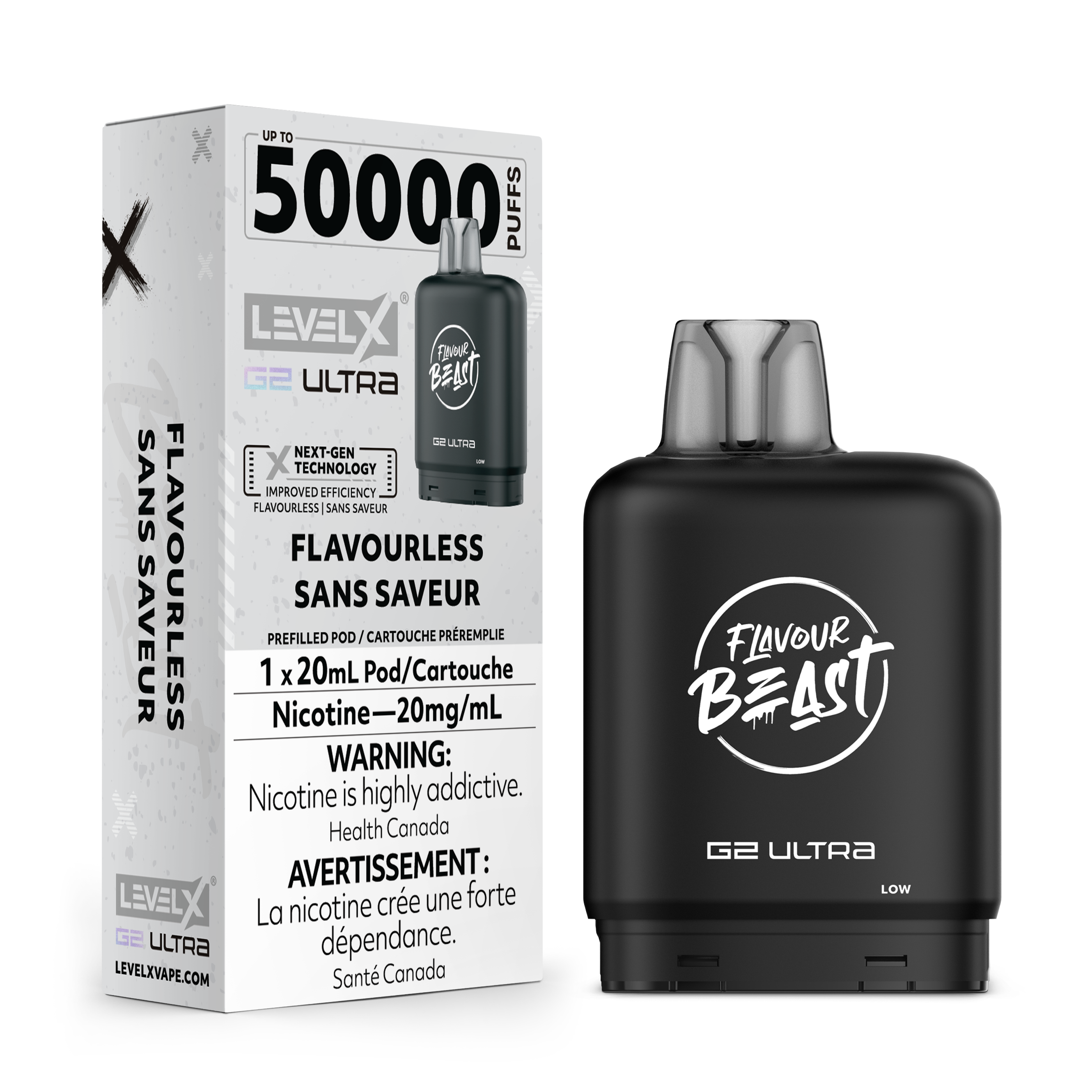 FB LEVEL X G2 ULTRA Pods - Flavourless