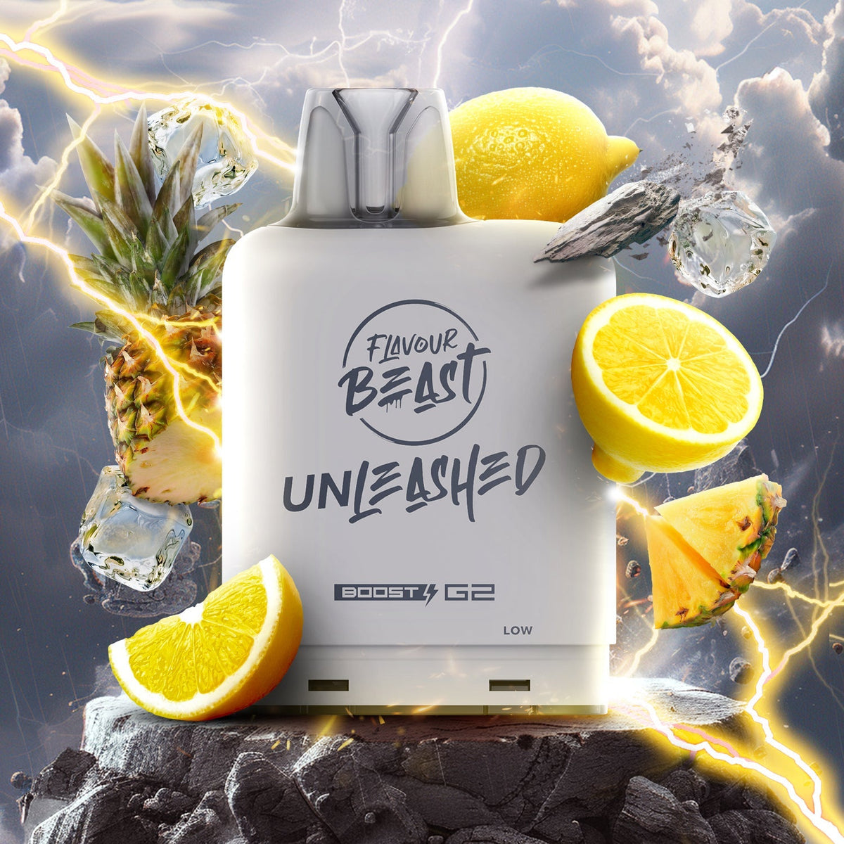 Level X Flavour Beast Unleashed Boost Pineapple Lemon