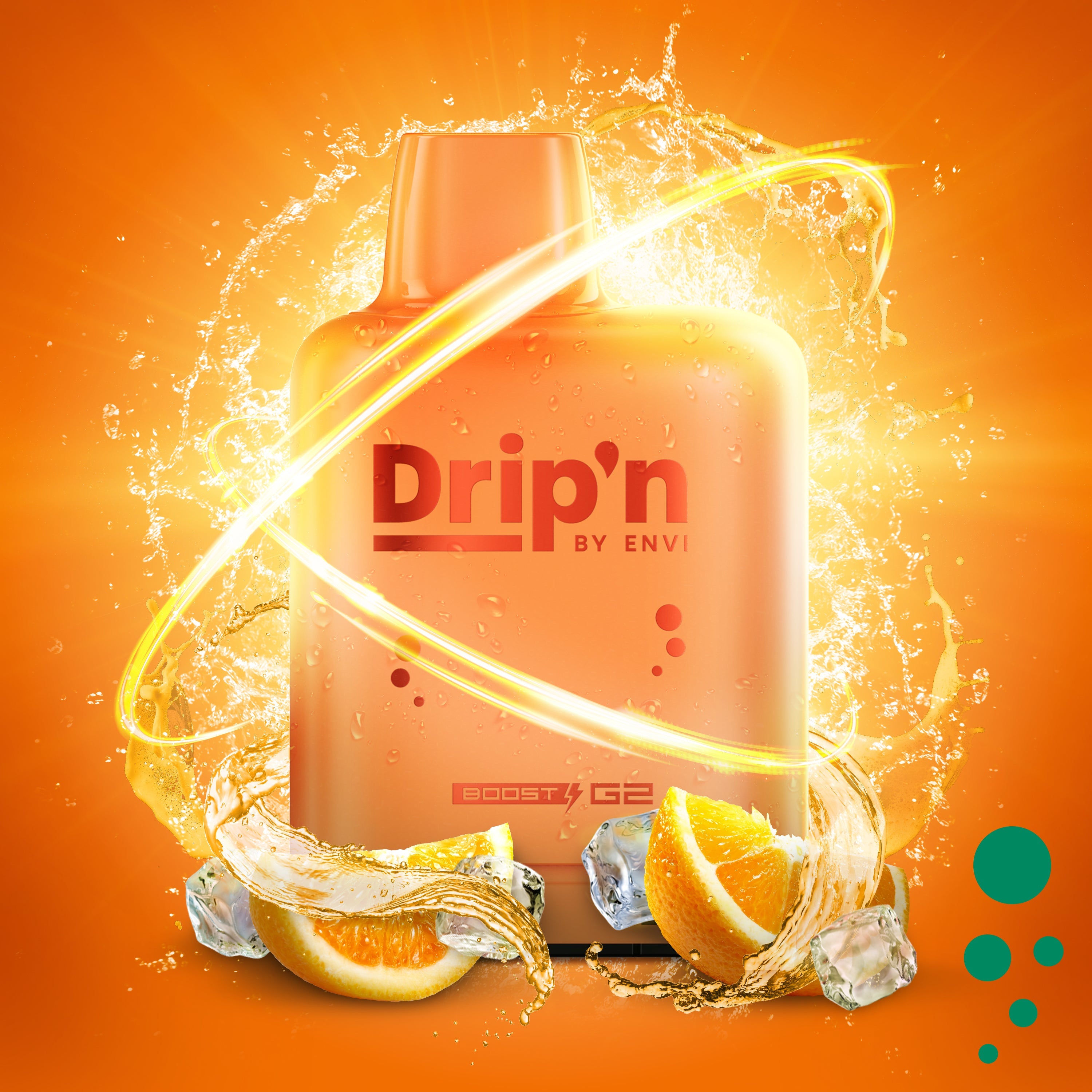 Level X Drip'n Boost Orange Fizz