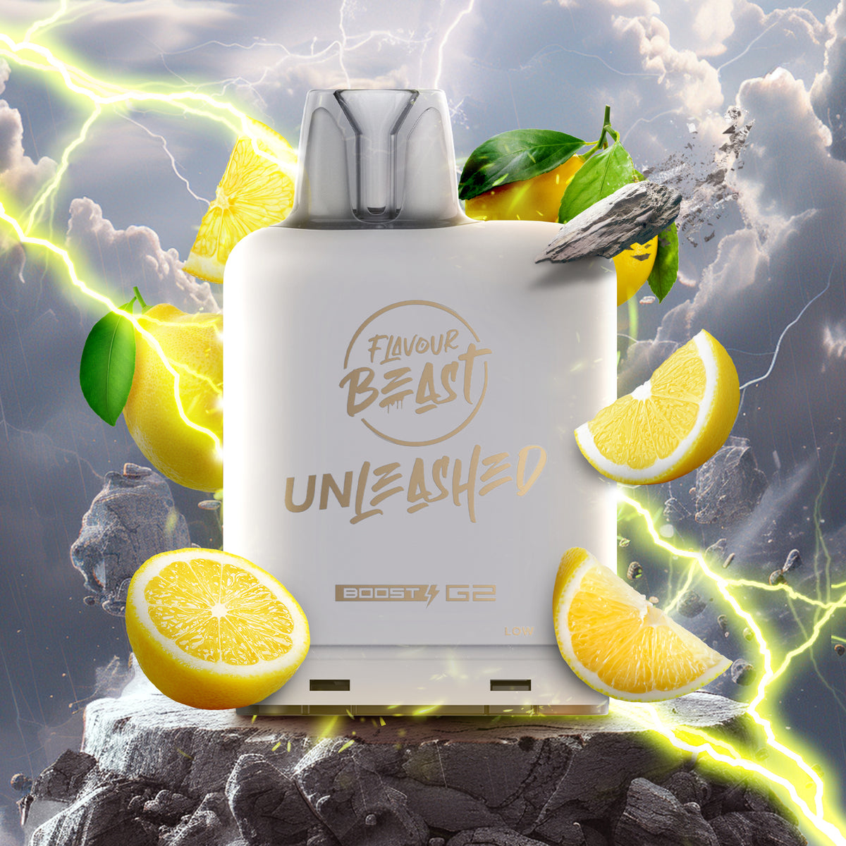 Level X Flavour Beast Unleashed Boost Lemon delight