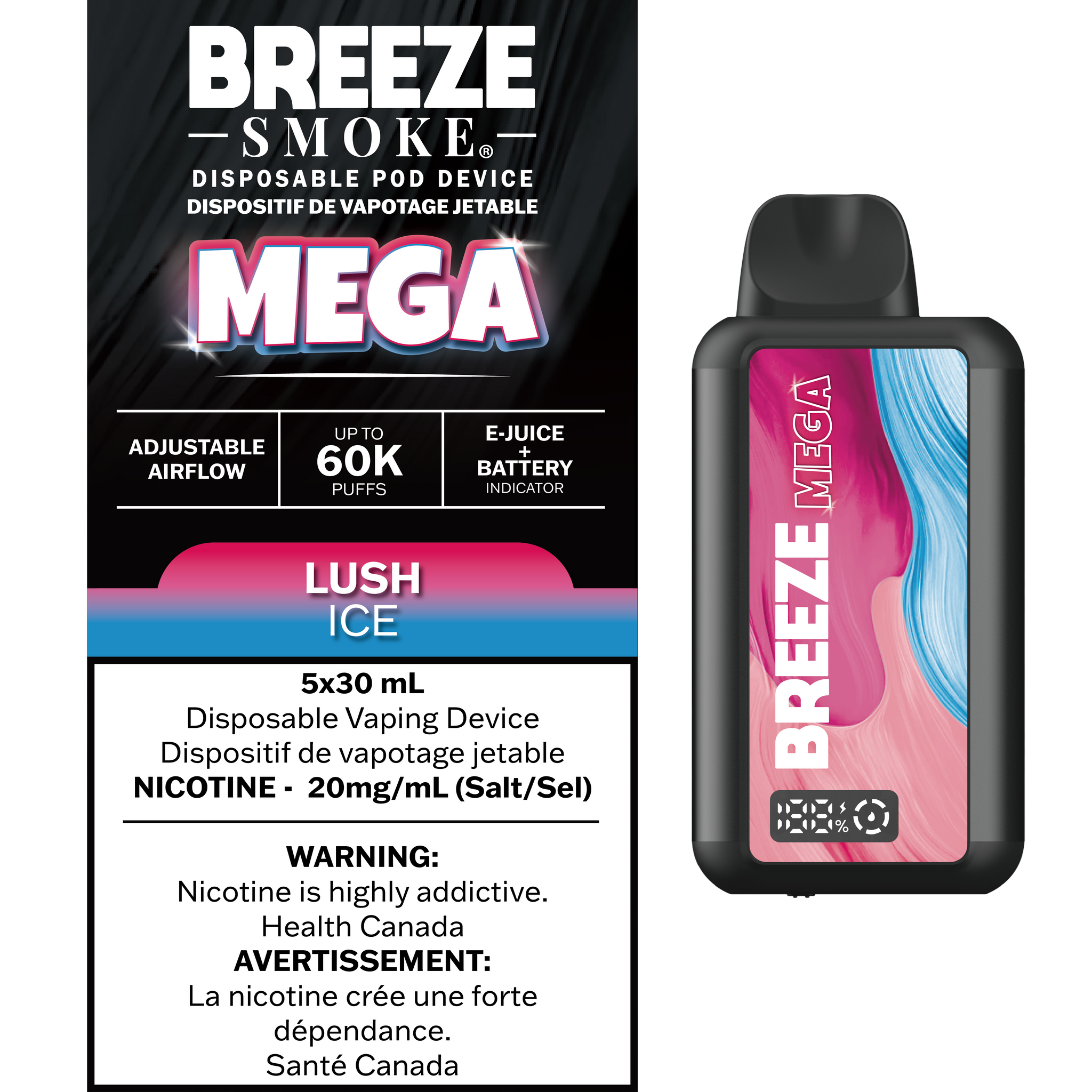 BREEZE MEGA 60k-Lush ice