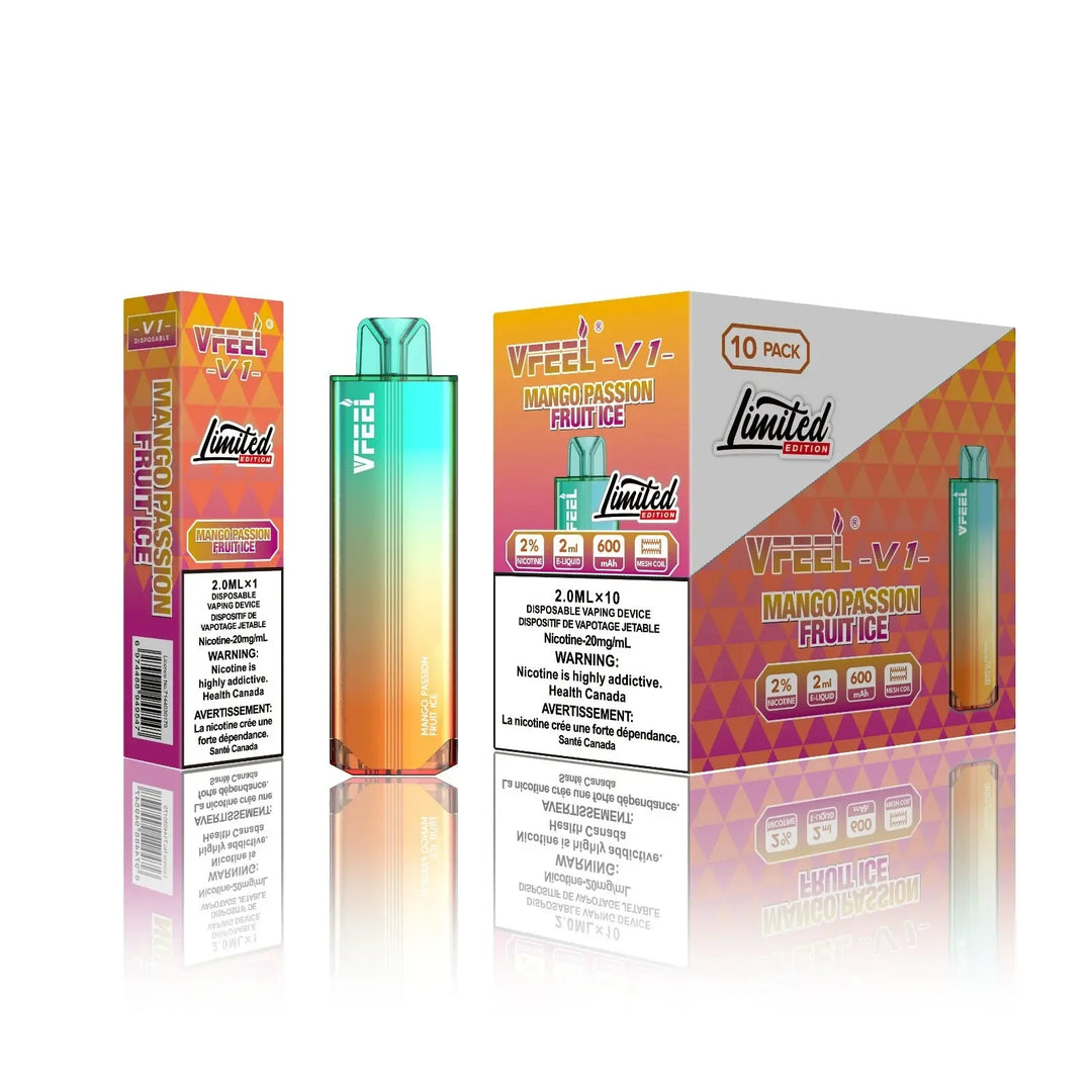 VFEEL V1 6000 Puffs - Mango Passion Fruit Ice