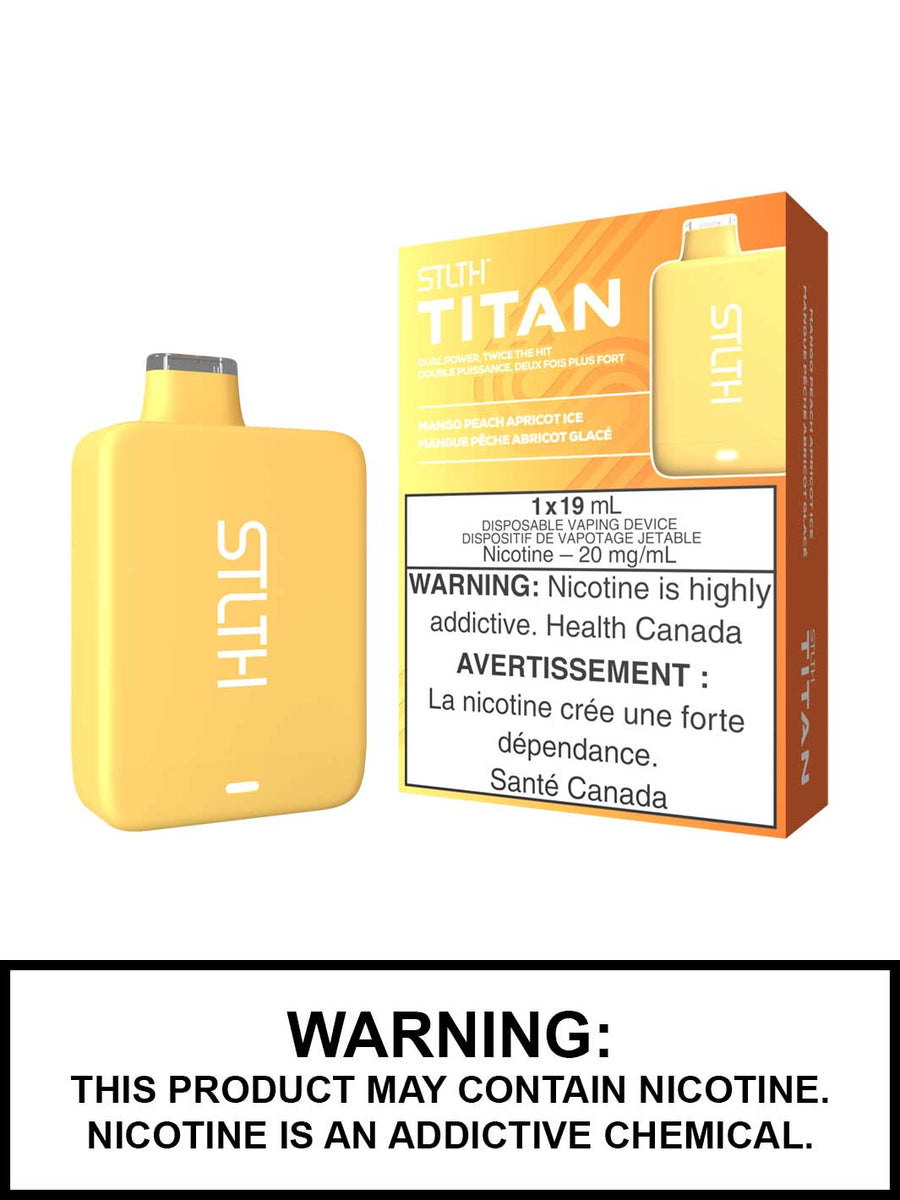 STLTH TITAN 10K Mango Peach Apricot Ice