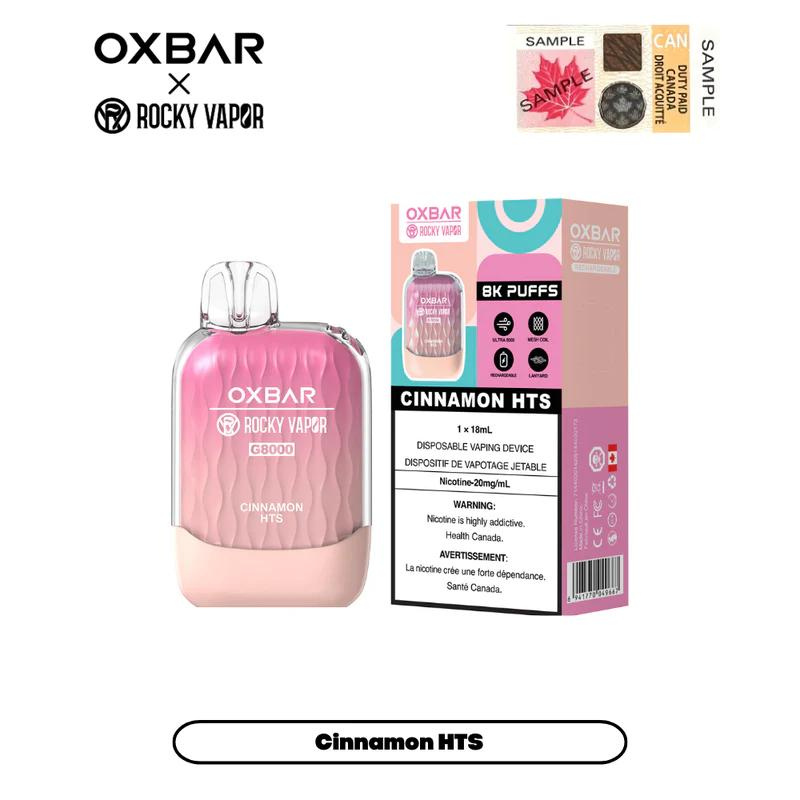 OXBAR 8000 CINNAMON HTS