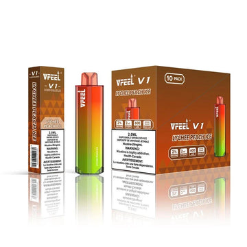 VFEEL V1 6000 Puffs - Lychee Peach Ice