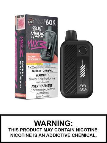 FLAVOUR BEAST BEAST MODE MAX 3 60K - Packin Peach Berry