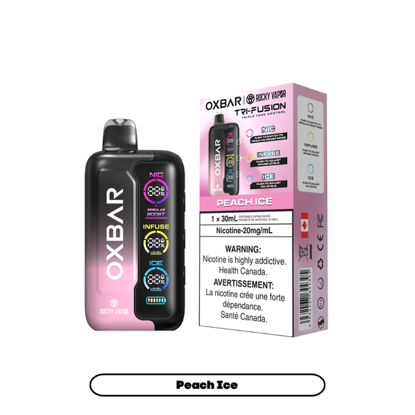 OXBAR TRI FUSION PEACH ICE