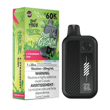 FLAVOUR BEAST BEAST MODE MAX 3 60K - Sour Gushin S. Strawberry Kiwi