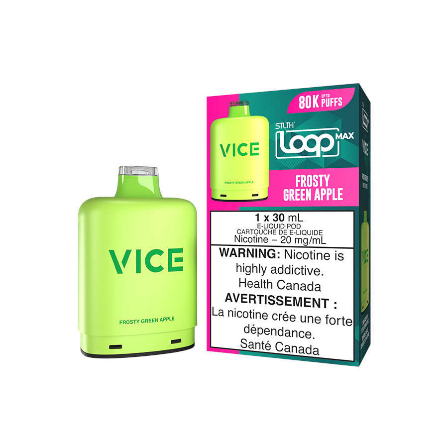 VICE LOOP MAX 80K - Frosty Green Apple