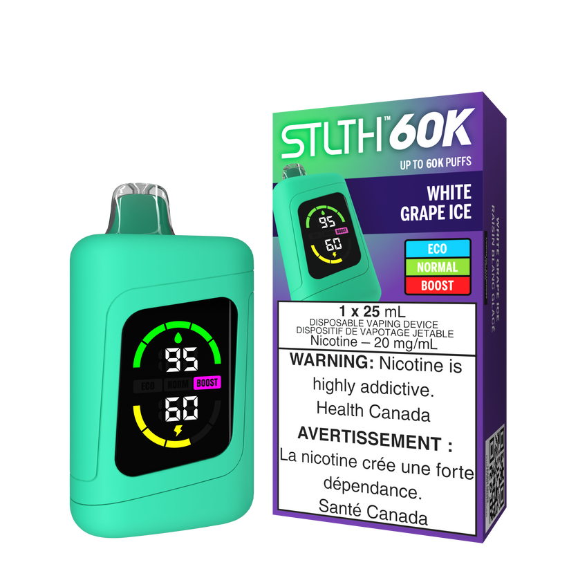 STLTH 60K - White Grape Ice