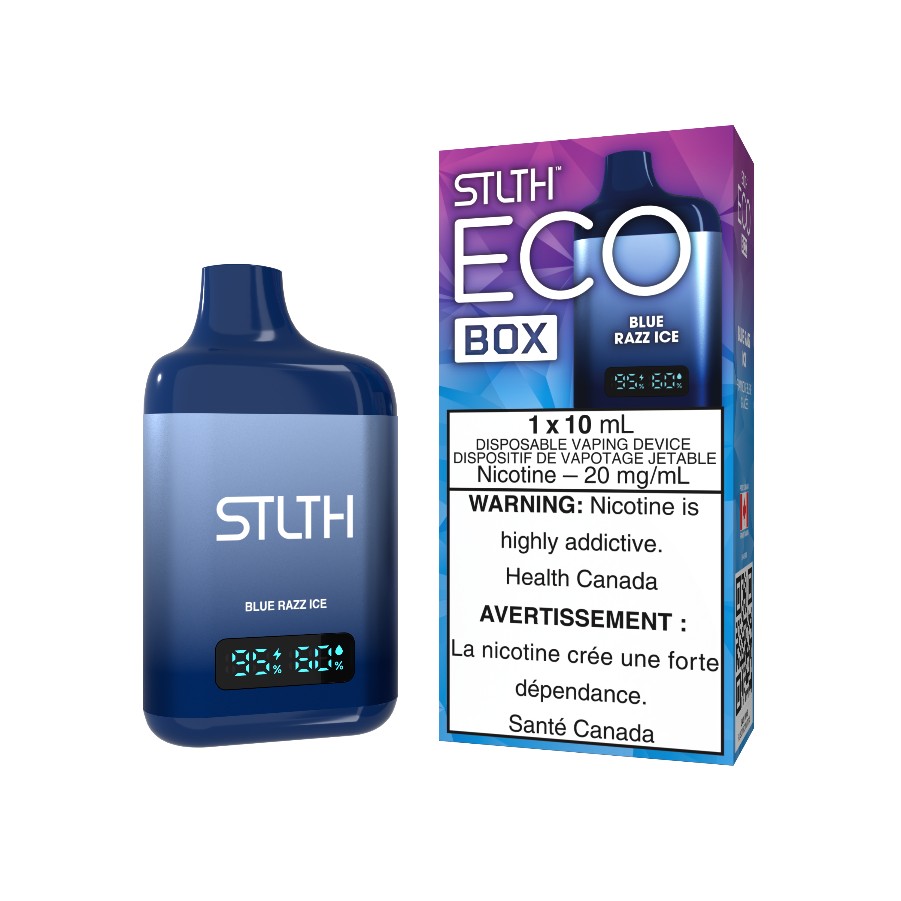 STLTH ECO BOX Blue Razz Ice