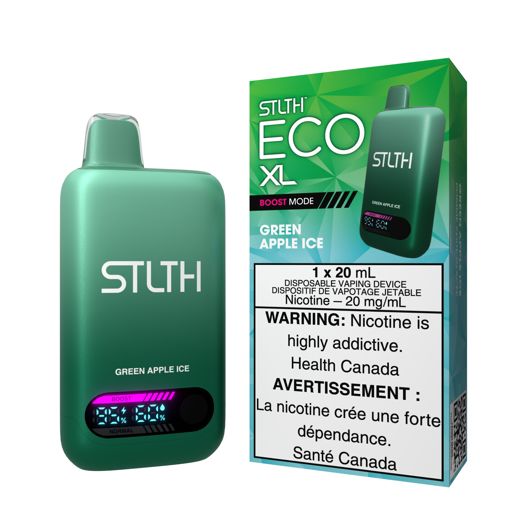STLTH ECO XL-Green Apple Ice
