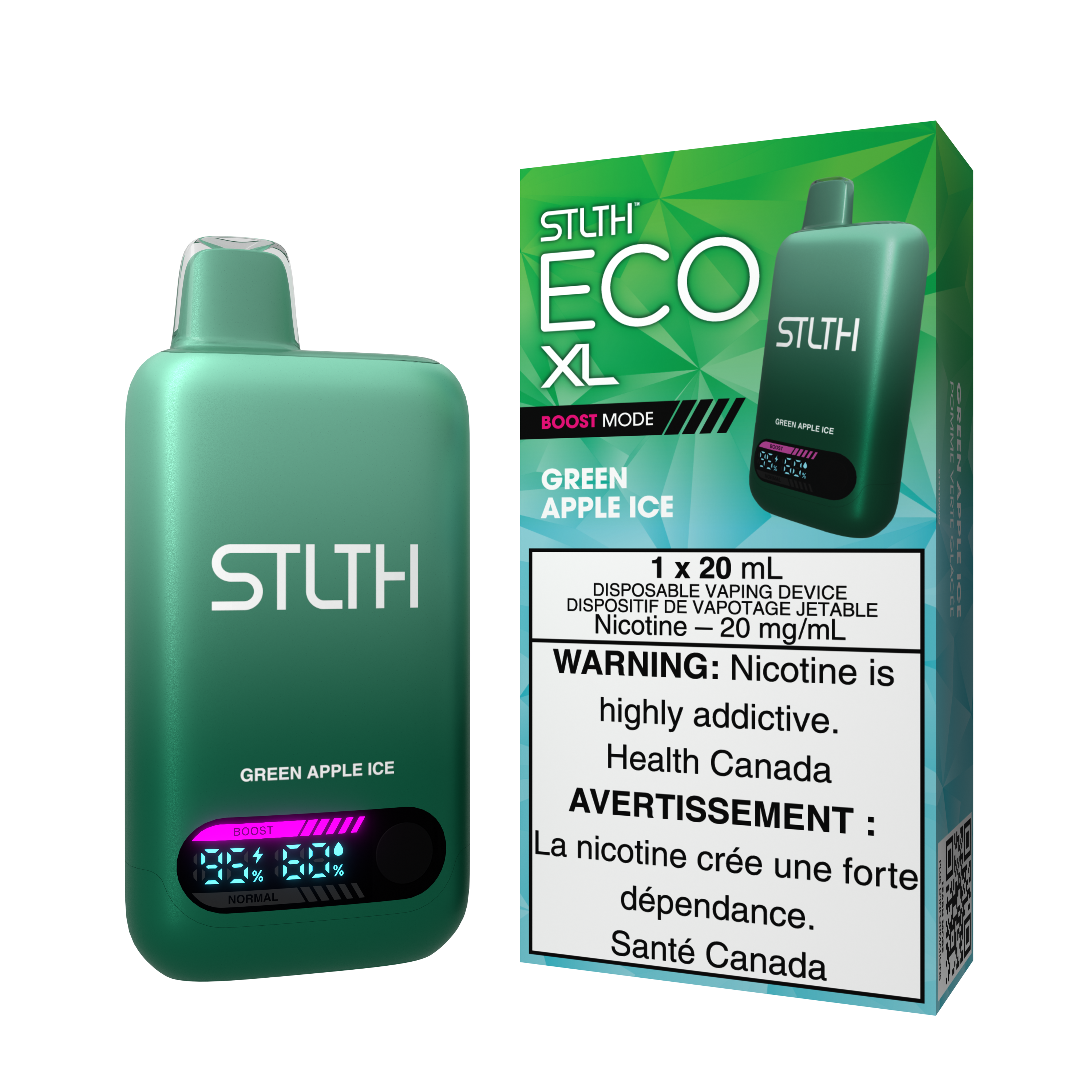 STLTH ECO XL-Green Apple Ice