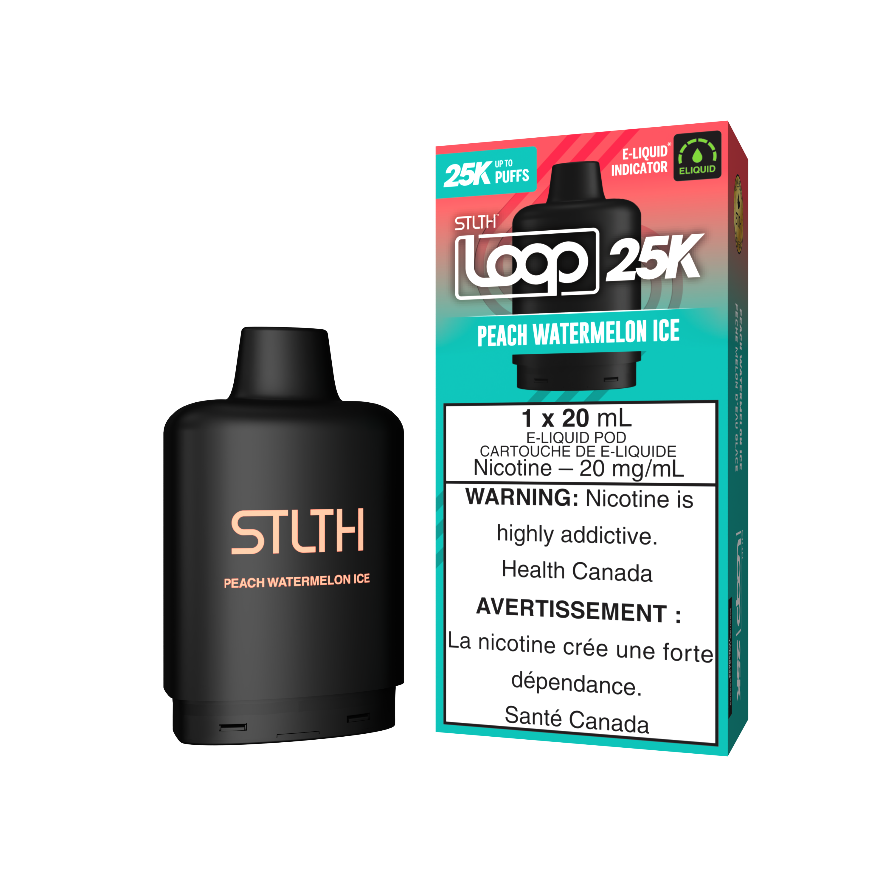 STLTH LOOP 25K Peach watermelon ice