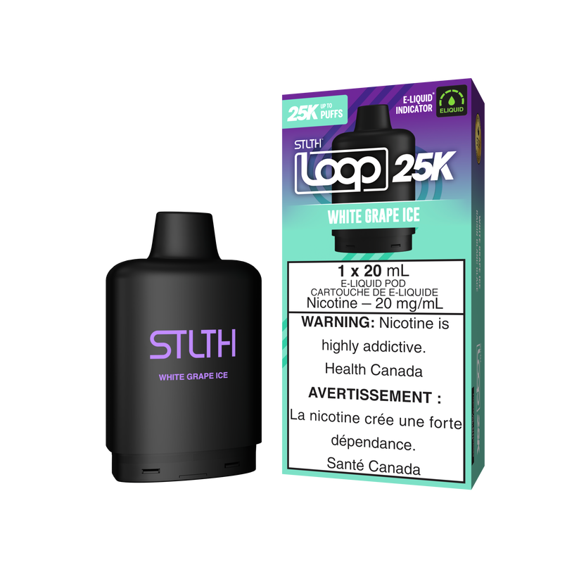 STLTH LOOP 25K White Grape Ice