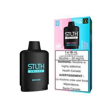 STLTH SWITCH 15K BLUE RAZZ & JUICY PEACH