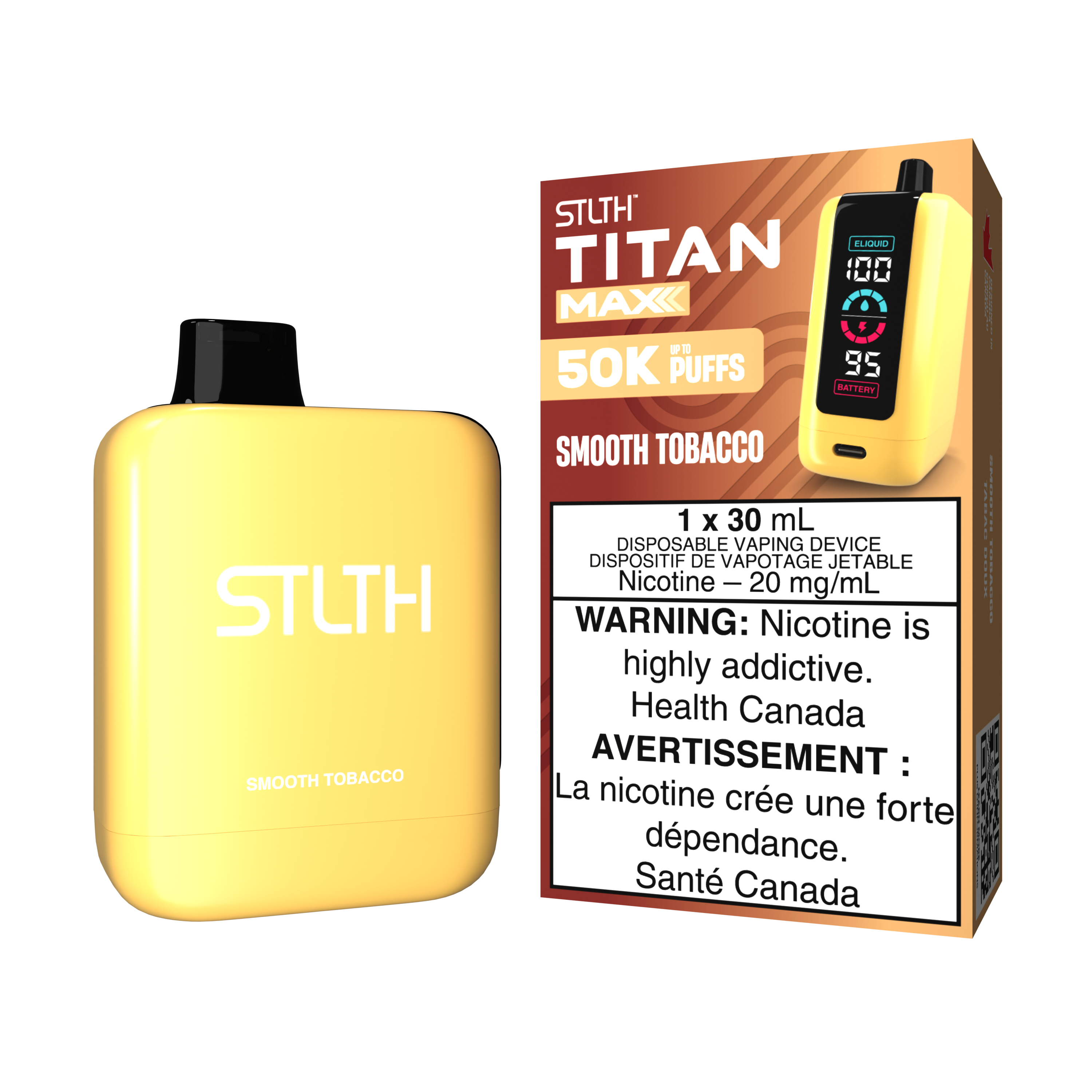 STLTH TITAN MAX - Smooth tobacco