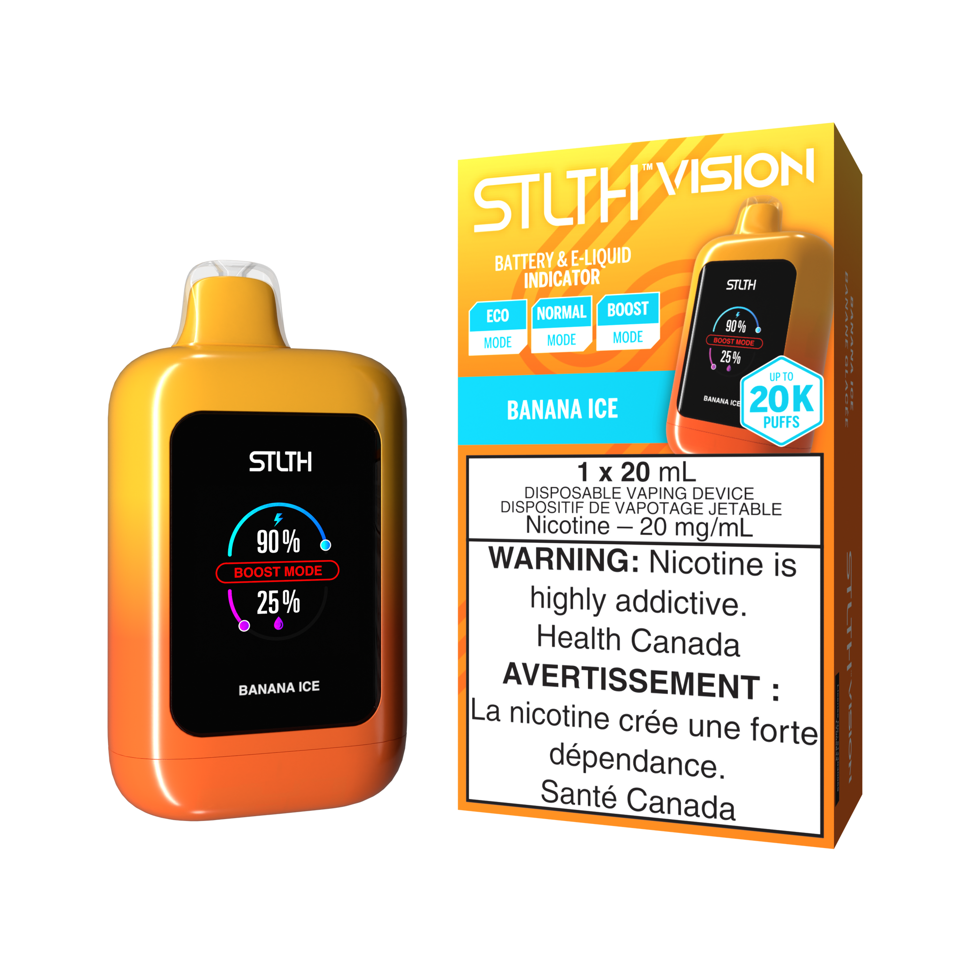 STLTH VISION 20K Banana Ice