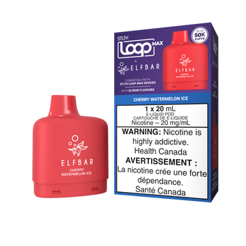 STLTH LOOP MAX X ELFBAR POD PACK - Cherry Watermelon Ice