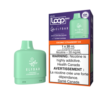 STLTH LOOP MAX X ELFBAR POD PACK - Coconut Strawberry Ice