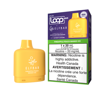 STLTH LOOP MAX X ELFBAR POD PACK - Pineapple Peach Mango Ice