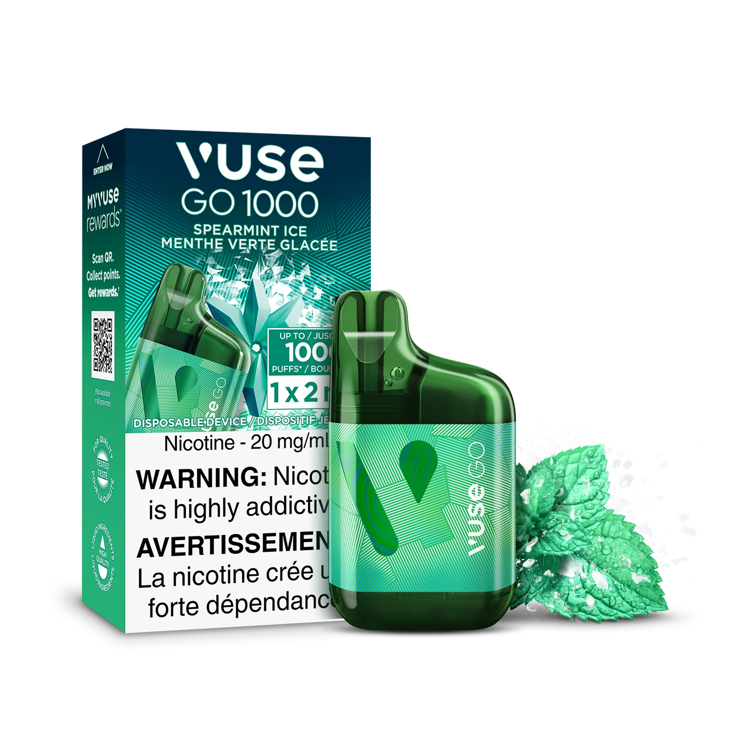 Vuse Go 1K - Spearmint Ice