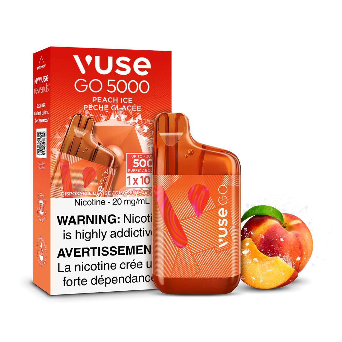 Vuse Go 5K - Peach Ice