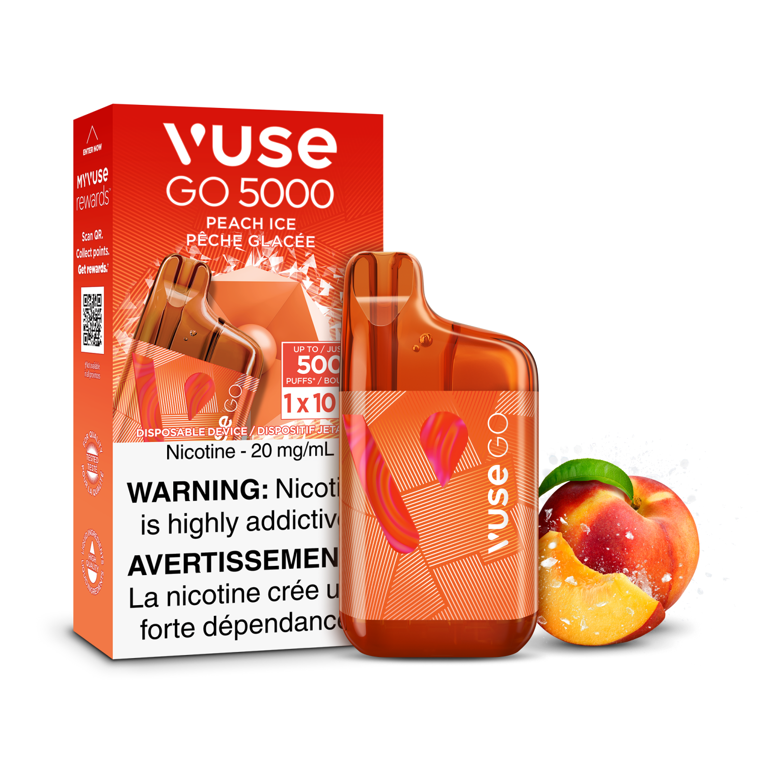 Vuse Go 5K - Peach Ice
