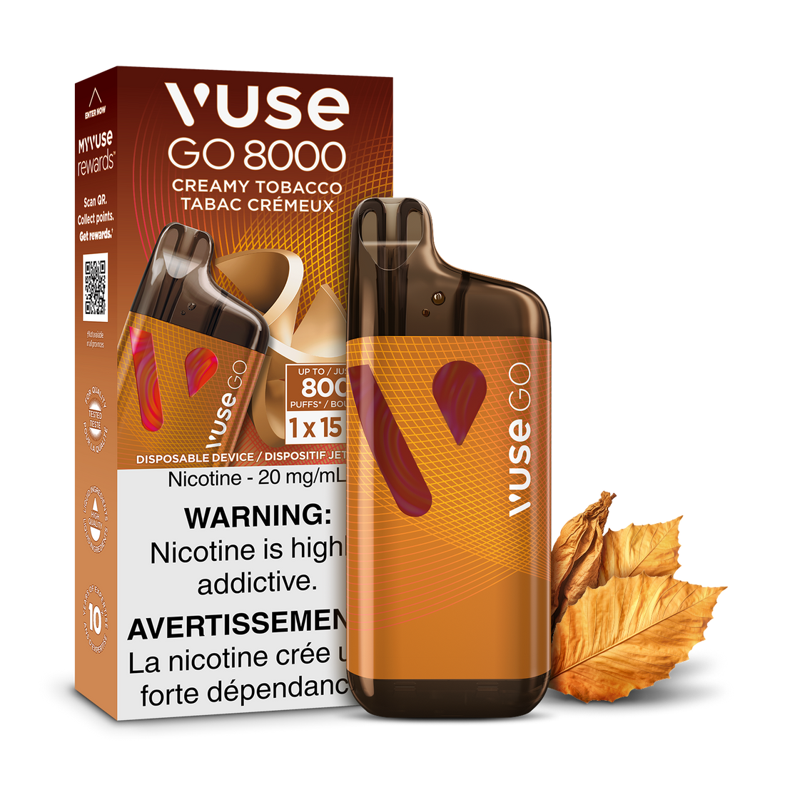 Vuse Go 8K - Creamy Tobacco