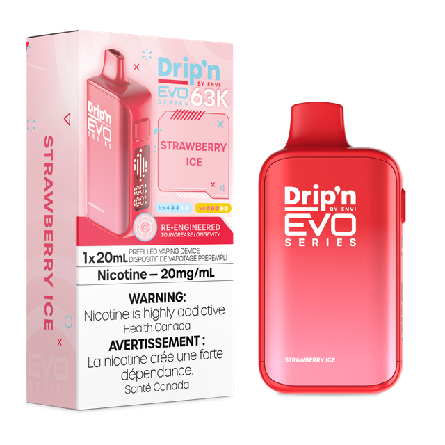 DRIP’N 63K –  STRAWBERRY ICE