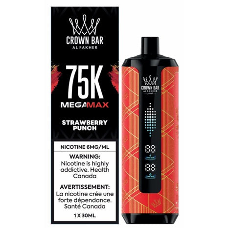 AL FAKHER CROWN BAR 75K STRAWBERRY PUNCH