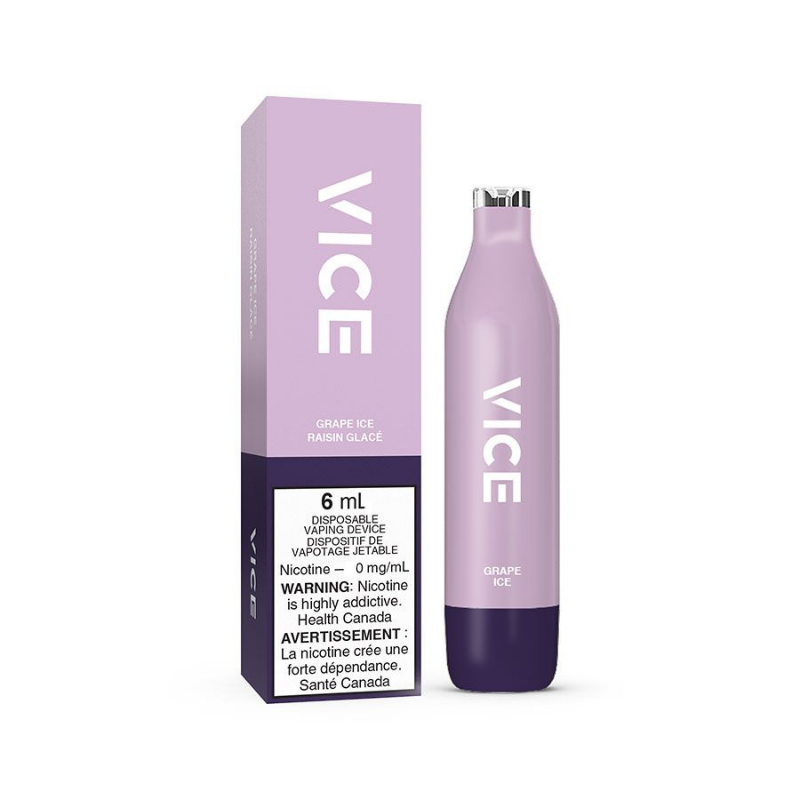 NICOTINE FREE VICE 2500 GRAPE ICE