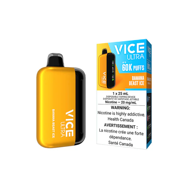 Vice Ultra 60K Disposable Vape - Banana Beast Ice