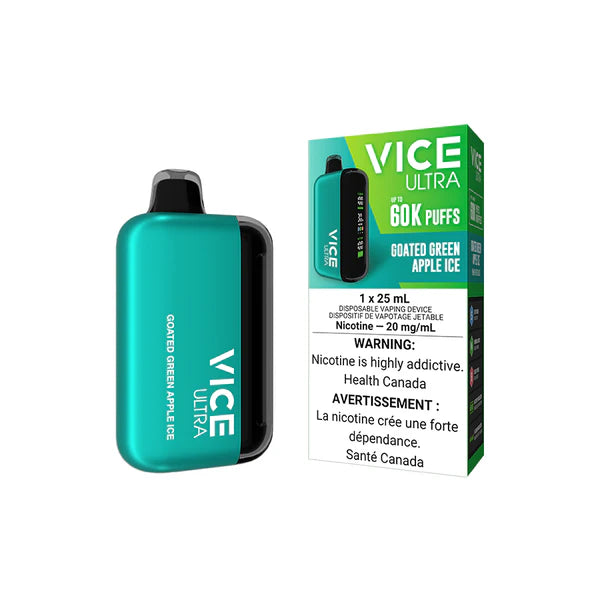 Vice Ultra 60K Disposable Vape - Goated Green Apple Ice