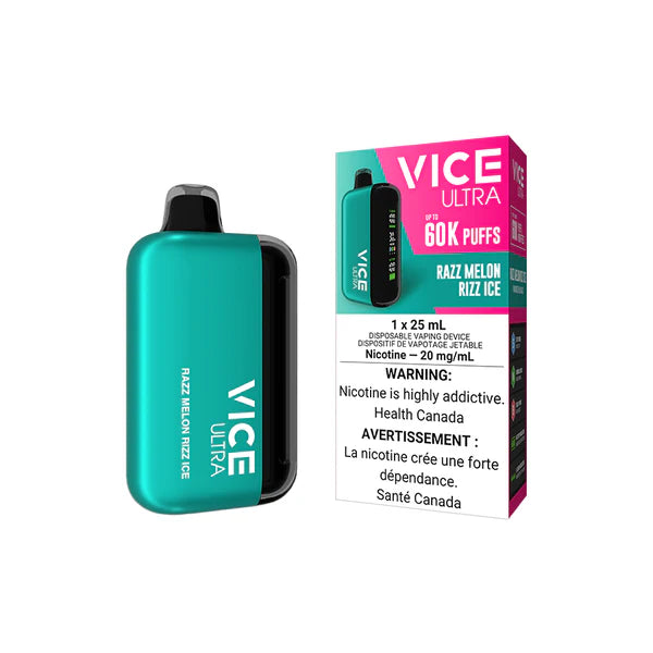 Vice Ultra 60K Disposable Vape - Razz Melon Rizz Ice