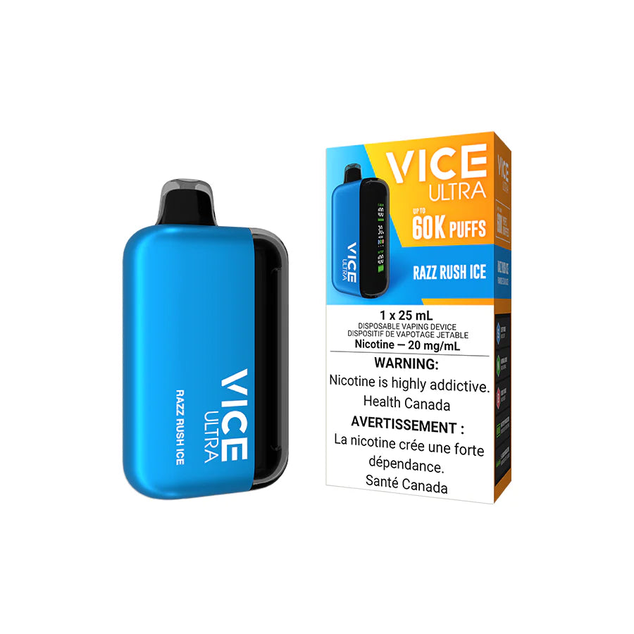 Vice Ultra 60K Disposable Vape - Razz Rush Ice